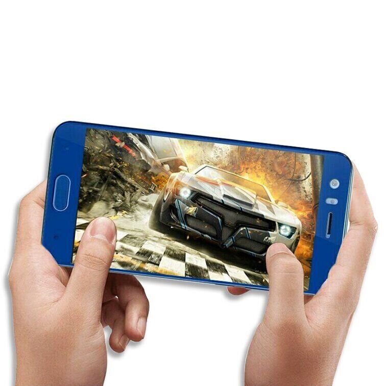 Захисне скло 2.5D на весь екран для Huawei Honor 9 - Синій фото 2