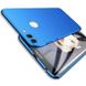 Чехол Бампер с покрытием Soft-touch для Huawei Honor 9 lite - Синий фото 2