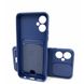 Чохол Candy Wallet зі шнурком для Tecno Spark 9 Pro колір Синій