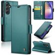 Кожаный чехол-книжка Retro Case для Samsung Galaxy A35 цвет Зелёный