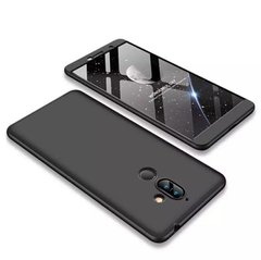 Чехол GKK 360 градусов для Nokia 7 Plus - Черный фото 1