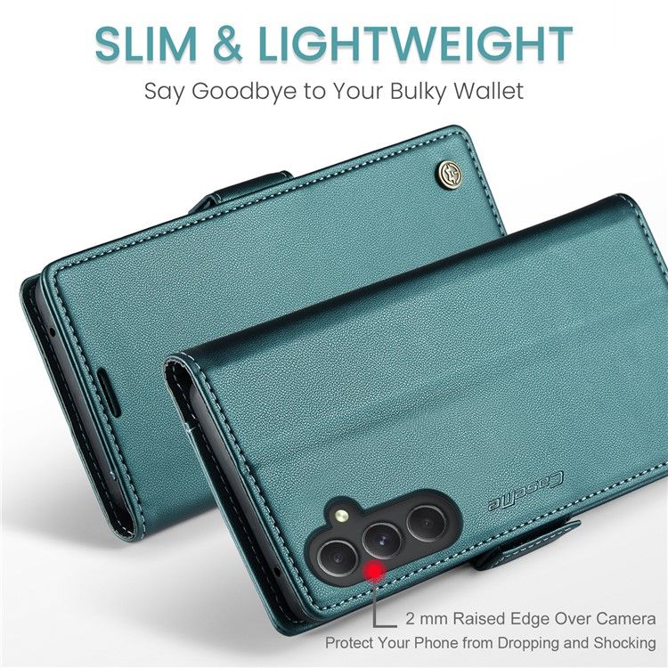 Шкіряний чохол-книжка Retro Case для Samsung Galaxy A35 колір Зелений