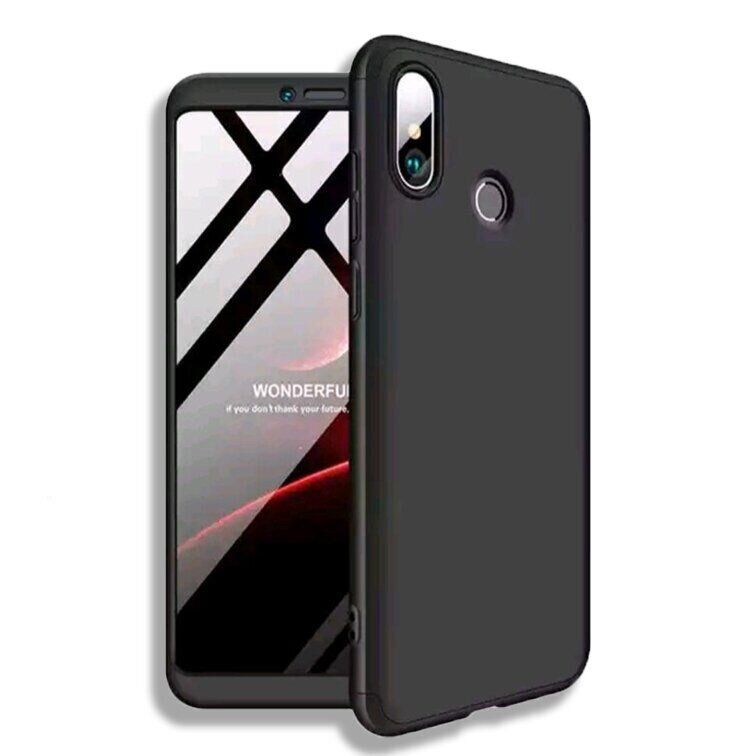 Чохол GKK 360 градусів для Xiaomi Mi Max 3 - Чорний фото 1