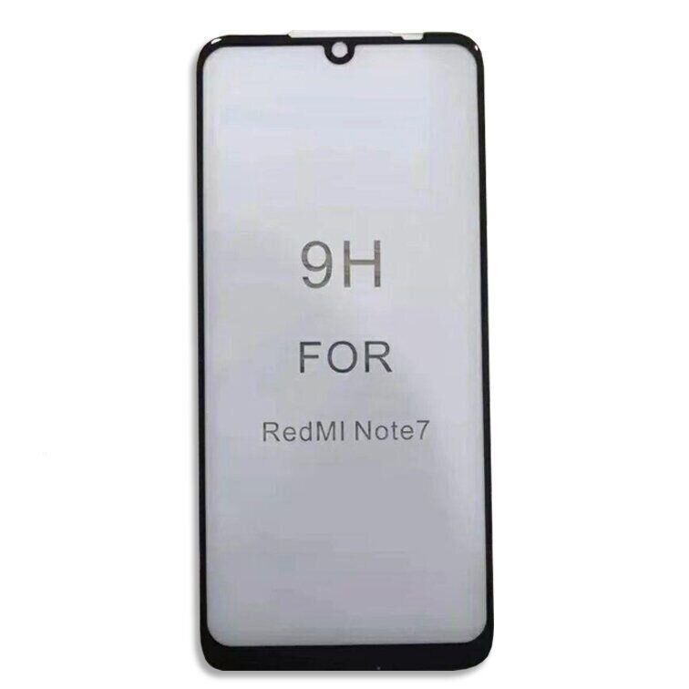 Защитное стекло Full Cover 5D для Xiaomi Redmi Note 7 - Черный фото 1