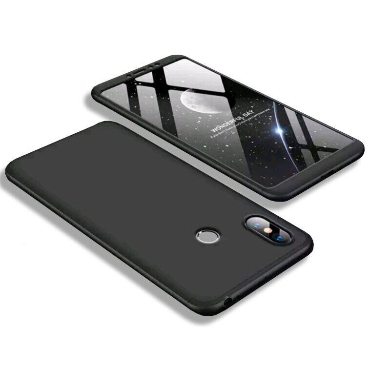Чехол GKK 360 градусов для Xiaomi Mi Max 3 - Черный фото 2