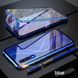 Магнитный чехол с защитным стеклом для Xiaomi Mi9 lite - Синий фото 1