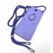 Чехол Candy Wallet со шнурком для Tecno Spark 9 Pro цвет Сиреневый