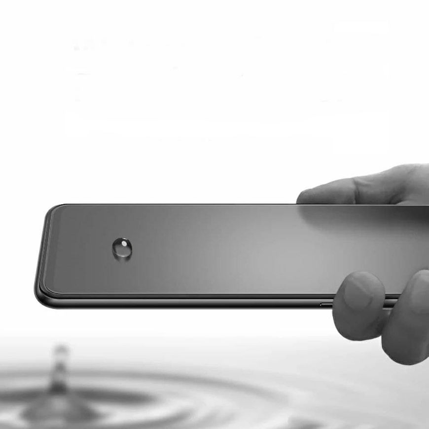 Матове захисне скло 2.5D для Oppo A74 - Чорний фото 3