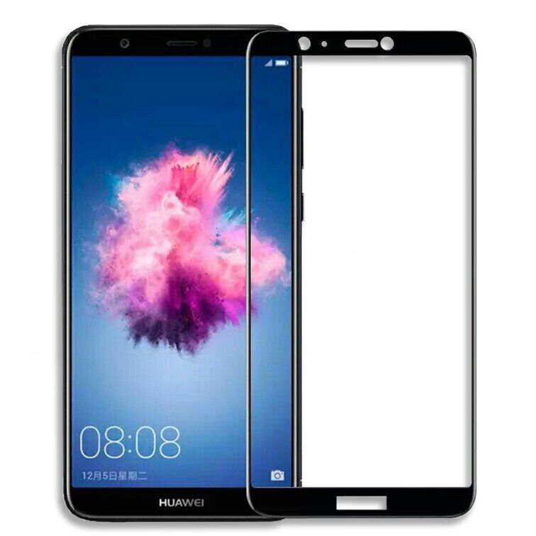 Защитное стекло 2.5D на весь экран для Huawei P Smart - Черный фото 2