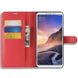 Чехол-Книжка с карманами для карт на Xiaomi Mi Max 3 - Красный фото 2