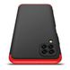 Чехол GKK 360 градусов для Realme C11 - Черно-Красный фото 3