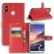 Чехол-Книжка с карманами для карт на Xiaomi Mi Max 3 - Красный фото 1