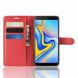 Чохол книжка з кишенями для карт на Samsung Galaxy J6 Plus - Червоний фото 2