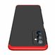 Чехол GKK 360 градусов для Samsung Galaxy M52 цвет Черно-Красный