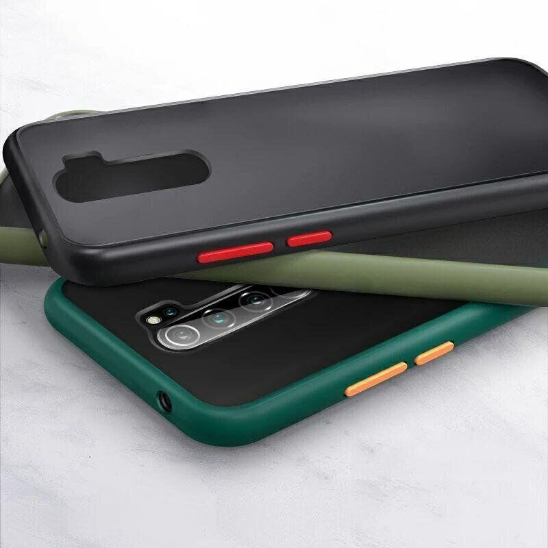 Чехол Buttons Shield для Xiaomi Redmi Note 8 Pro - Зелёный фото 3