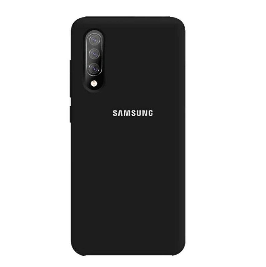 Оригинальный чехол Silicone cover для Samsung Galaxy A30s / A50 / A50s - Черный фото 1