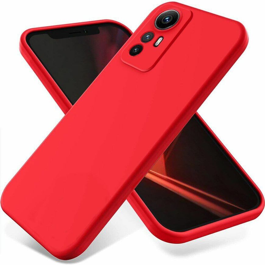 Чехол Candy Silicone для Xiaomi Redmi Note 12s цвет Красный