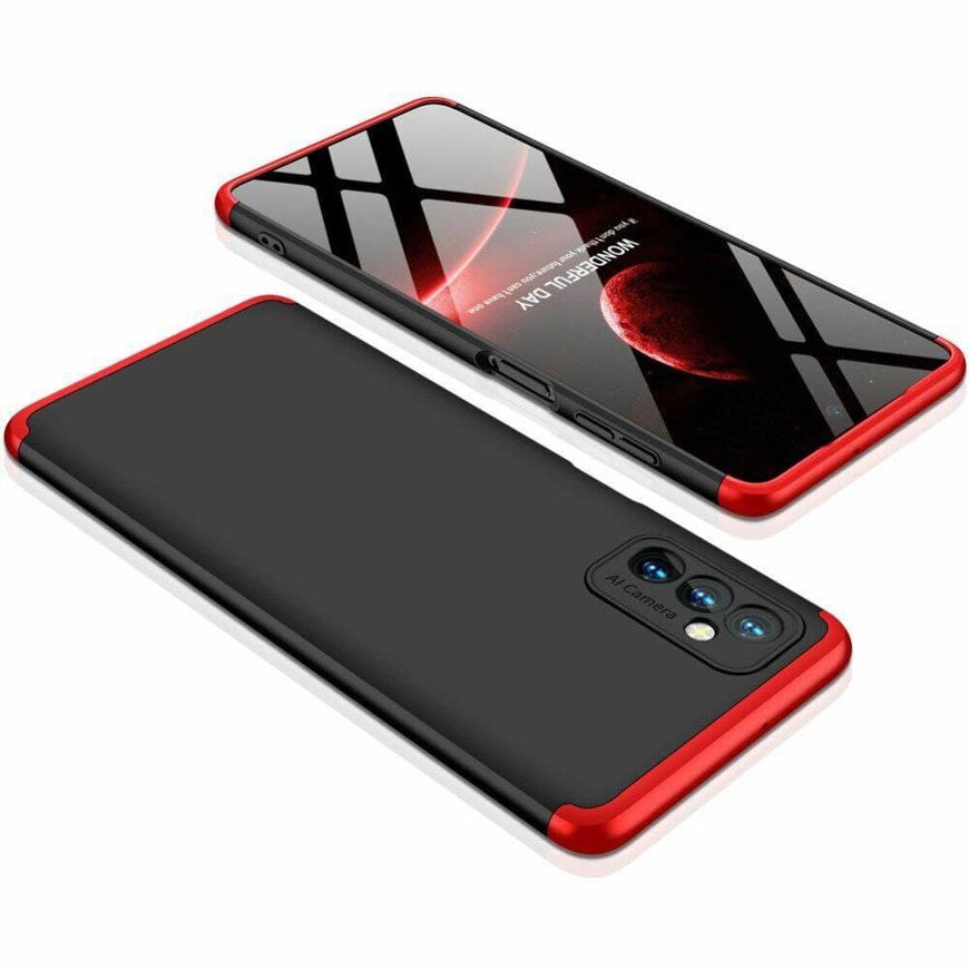 Чохол GKK 360 градусів для Samsung Galaxy M52 - Чёрно-Красный фото 2