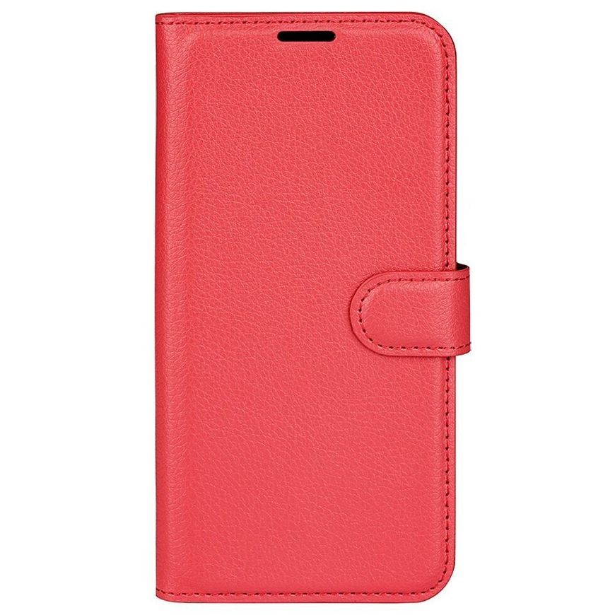 Чехол-Книжка с карманами для карт на Xiaomi Redmi 13C / Poco C65 цвет Красный