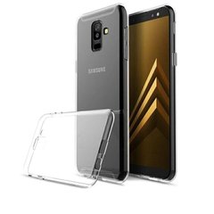 Прозрачный Силиконовый чехол TPU для Samsung Galaxy A6 Plus (2018) - Прозрачный фото 1