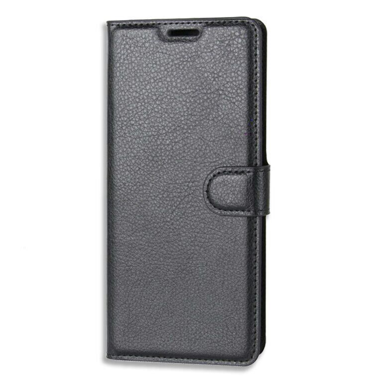 Чехол-Книжка с карманами для карт на Huawei Honor 9 lite - Черный фото 4