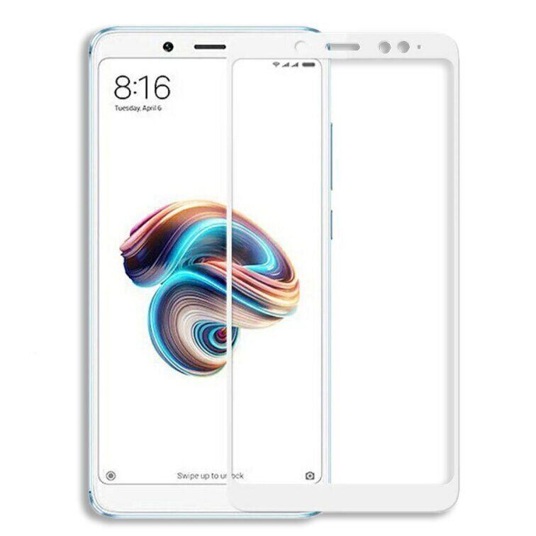 Защитное стекло 2.5D на весь экран для Xiaomi Redmi S2 - Белый фото 1