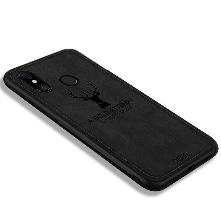 Силиконовый чехол DEER для Xiaomi Mi8 lite - Черный фото 1