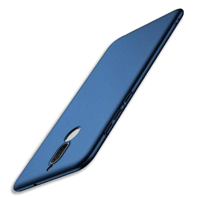 Чехол Бампер с покрытием Soft-touch для Huawei Mate 10 lite - Синий фото 2