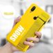 Чехол бампер Show для Xiaomi Redmi Note 7 - Жёлтый фото 1