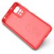 Чехол силиконовый MagCase для Xiaomi Redmi Note 11 4G / 11s цвет Красный