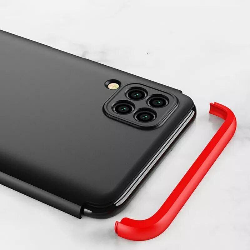 Чехол GKK 360 градусов для Huawei P40 lite - Черно-Красный фото 3