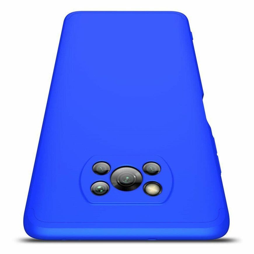 Чохол GKK 360 градусів для Poco X3 / X3 Pro - Синій фото 2