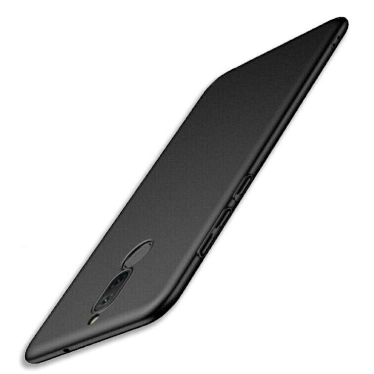 Чехол Бампер с покрытием Soft-touch для Huawei Mate 10 lite - Черный фото 2