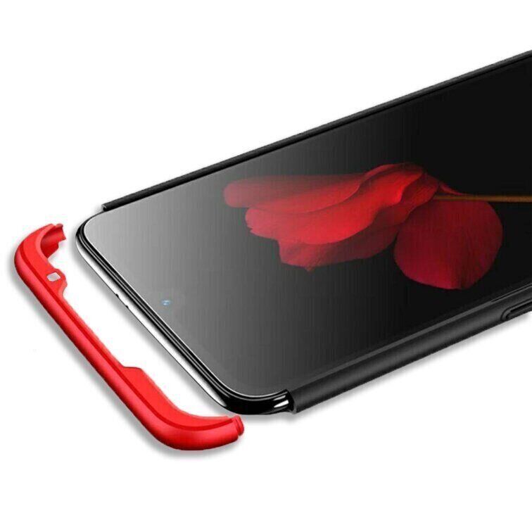 Чехол GKK 360 градусов для Xiaomi MiA3 - Черно-Красный фото 6