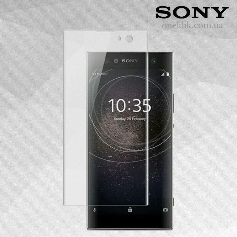 Защитное стекло 3D на весь экран для Sony Xperia XA2 Plus - Прозрачный фото 1