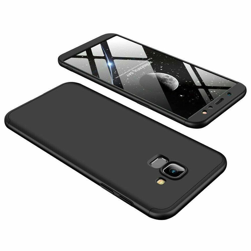 Чохол GKK 360 градусів для Samsung Galaxy J6 (2018) / J600 - Чорний фото 1