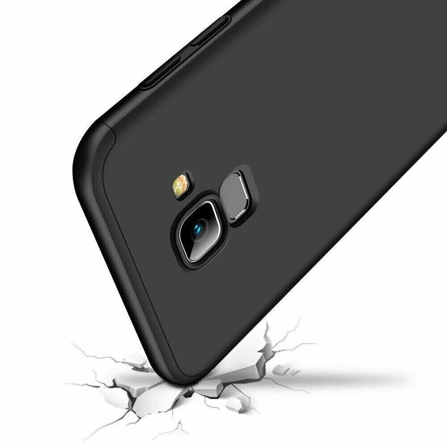 Чехол GKK 360 градусов для Samsung Galaxy J6 (2018) / J600 - Черный фото 2