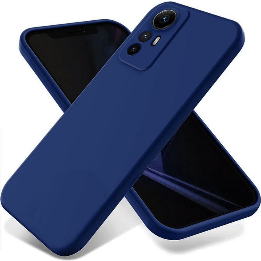 Чохол Candy Silicone для Xiaomi Redmi Note 12s колір Синій