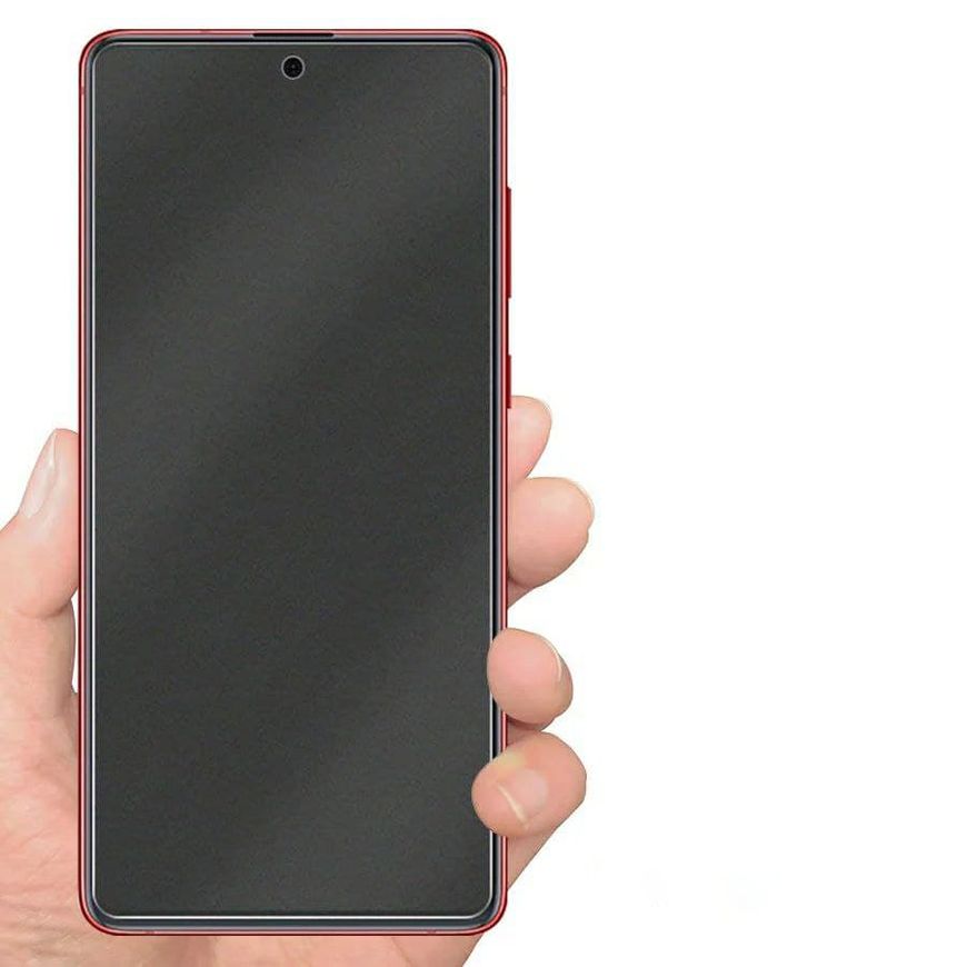 Матовое защитное стекло 2.5D для Samsung Galaxy A51 - Черный фото 2