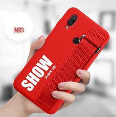 Чехол бампер Show для Xiaomi Redmi Note 7 - Красный фото 1