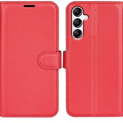 Чехол-Книжка с карманами для карт на Samsung Galaxy A15 цвет Красный
