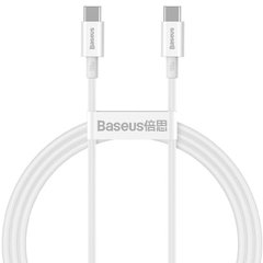 Дата кабель Baseus Fast Charging Type-C to Type-C PD 100W (2m) (CATYS-C) - Белый фото 1