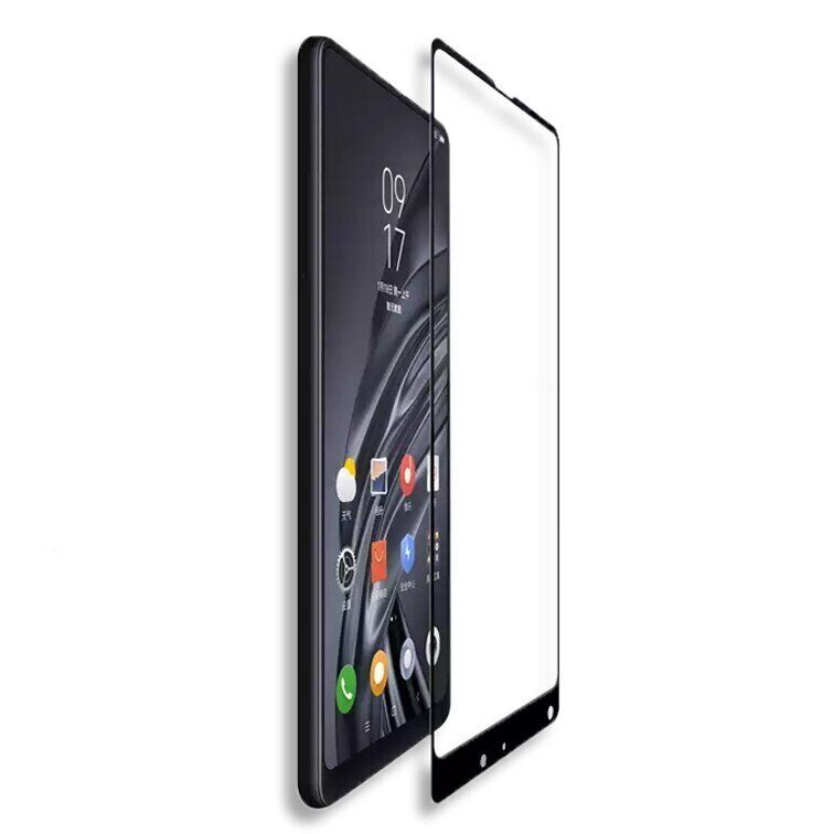 Защитное стекло 2.5D на весь экран для Xiaomi Mi Mix 2 / Mix 2S - Черный фото 2