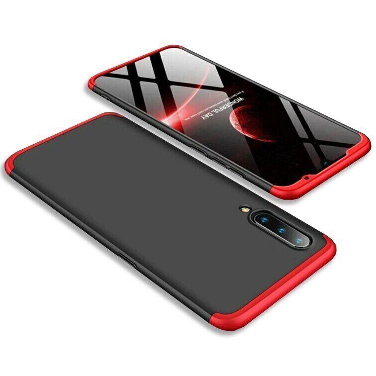Чехол GKK 360 градусов для Xiaomi MiA3 - Черно-Красный фото 2