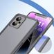 Мягкий силиконовый чехол со стеклом на камеру для Xiaomi Redmi Note 12 Pro 5G цвет Фиолетовый