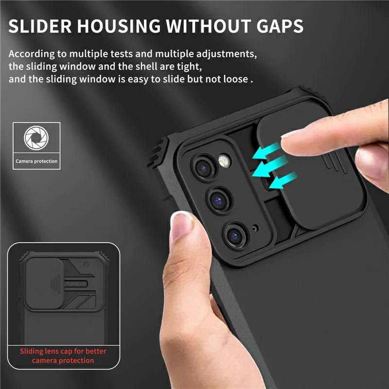 Чехол Kickstand с защитой камеры для Samsung Galaxy A14 цвет Черный