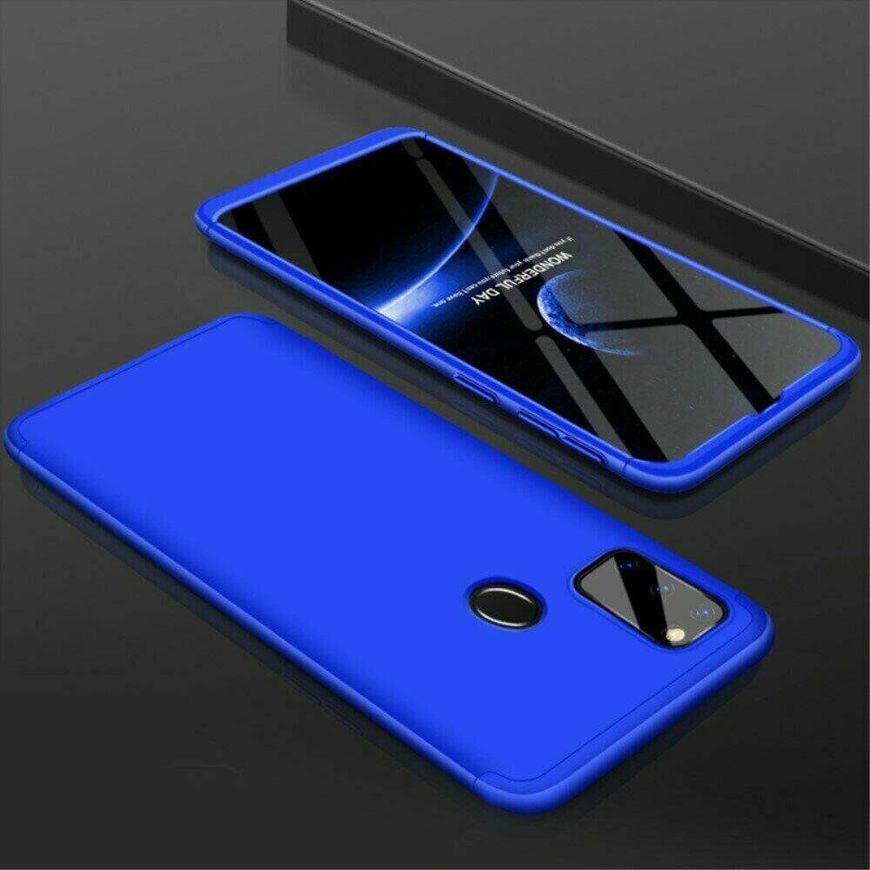 Чохол GKK 360 градусів для Samsung Galaxy M30s - Синій фото 4