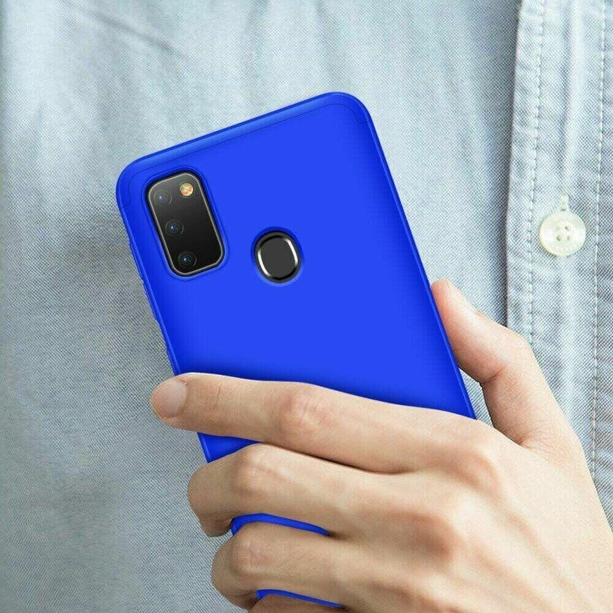 Чехол GKK 360 градусов для Samsung Galaxy M30s - Синий фото 7