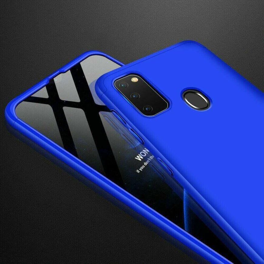 Чехол GKK 360 градусов для Samsung Galaxy M30s - Синий фото 6
