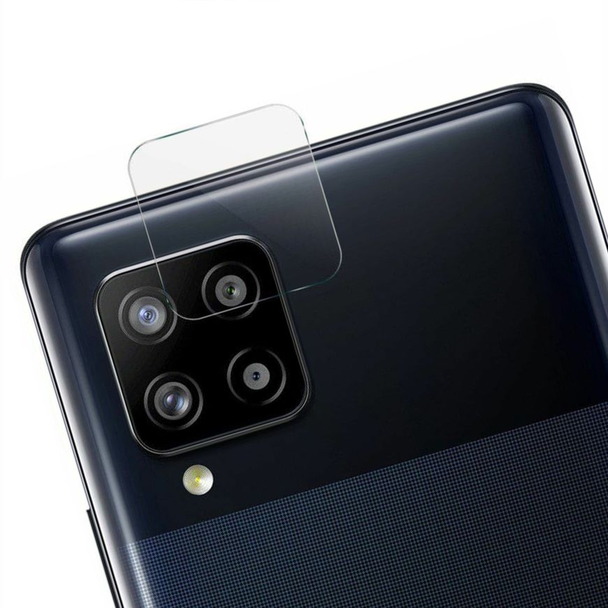 Захисне скло на Камеру для Samsung Galaxy A12 - Прозорий фото 5